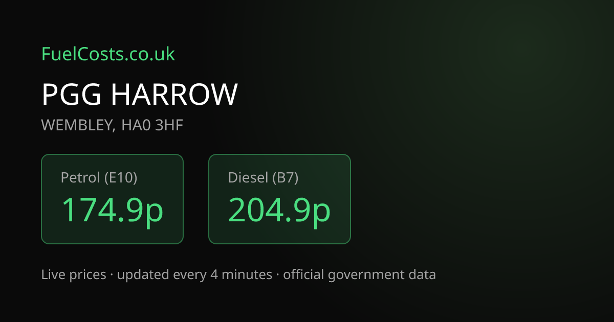 Shell, 154 WATFORD ROAD, WEMBLEY, HA0 3HF Petrol… | FuelCosts.co.uk